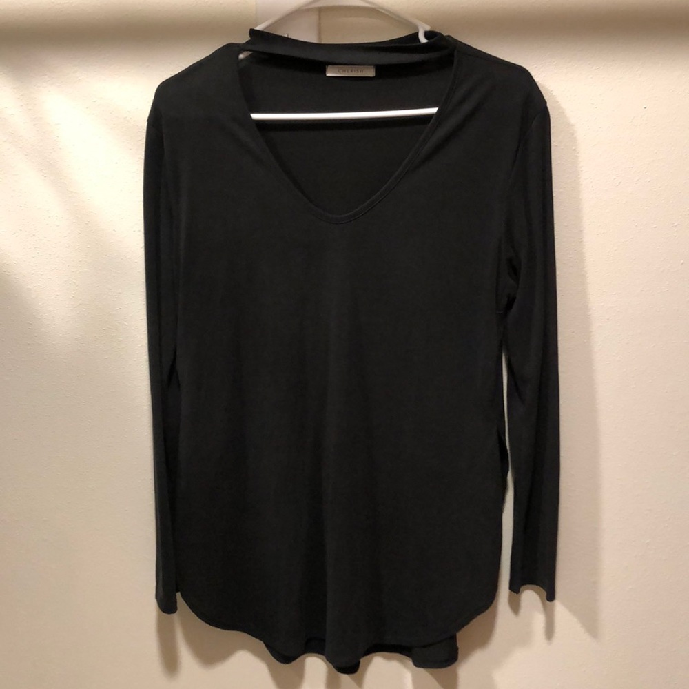 Cherish choker neck top